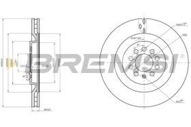BREMSI CD7985V - DISCHI FRENO - BRAKE DISCS