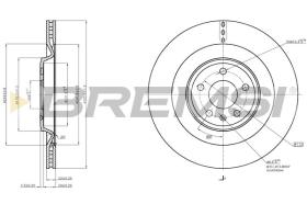 BREMSI CD7990V - DISCHI FRENO - BRAKE DISCS