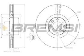 BREMSI CD7999V - DISCHI FRENO - BRAKE DISCS