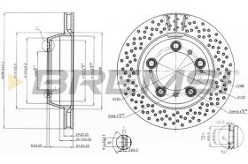 BREMSI CD8012V - DISCHI FRENO - BRAKE DISCS