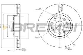 BREMSI CD8016V - DISCHI FRENO - BRAKE DISCS