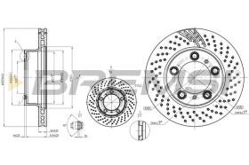 BREMSI CD8020VRD - DISCHI FRENO - BRAKE DISCS