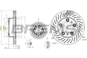 BREMSI CD8027VLS - DISCHI FRENO - BRAKE DISCS
