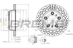 BREMSI CD8028V - DISCHI FRENO - BRAKE DISCS