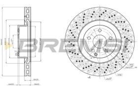 BREMSI CD8030V - DISCHI FRENO - BRAKE DISCS
