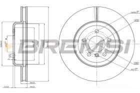 BREMSI CD8047V - DISCHI FRENO - BRAKE DISCS