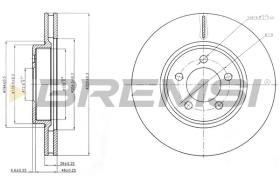 BREMSI CD8065V - DISCHI FRENO - BRAKE DISCS
