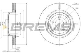 BREMSI CD8066V - DISCHI FRENO - BRAKE DISCS