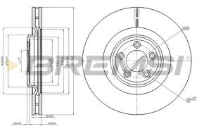 BREMSI CD8107V - DISCHI FRENO - BRAKE DISCS