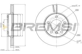 BREMSI CD8122V - DISCHI FRENO - BRAKE DISCS