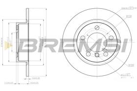 BREMSI CD8123S - DISCHI FRENO - BRAKE DISCS