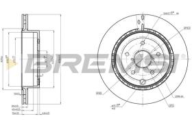 BREMSI CD8140V - DISCHI FRENO - BRAKE DISCS