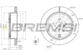 BREMSI CD8141V - DISCHI FRENO - BRAKE DISCS