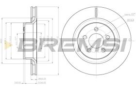 BREMSI CD8145V - DISCHI FRENO - BRAKE DISCS