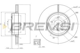 BREMSI CD8154V - DISCHI FRENO - BRAKE DISCS