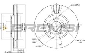 BREMSI CD8175V - DISCHI FRENO - BRAKE DISCS