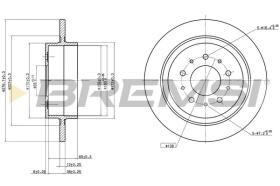 BREMSI CD8179S - DISCHI FRENO - BRAKE DISCS