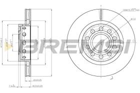 BREMSI CD8181V - DISCHI FRENO - BRAKE DISCS