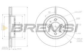 BREMSI CD8186V - DISCHI FRENO - BRAKE DISCS