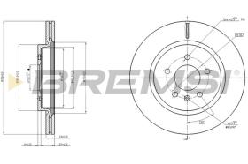 BREMSI CD8188V - DISCHI FRENO - BRAKE DISCS