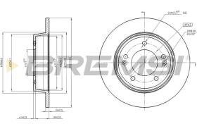 BREMSI CD8193S - DISCHI FRENO - BRAKE DISCS
