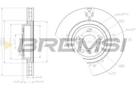 BREMSI CD8203V - DISCHI FRENO - BRAKE DISCS