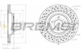 BREMSI CD8205V - DISCHI FRENO - BRAKE DISCS