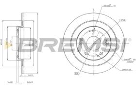 BREMSI CD8208S - DISCHI FRENO - BRAKE DISCS