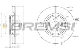 BREMSI CD8209V - DISCHI FRENO - BRAKE DISCS