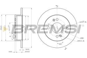 BREMSI CD8213S - DISCHI FRENO - BRAKE DISCS