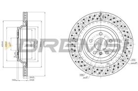 BREMSI CD8214V - DISCHI FRENO - BRAKE DISCS