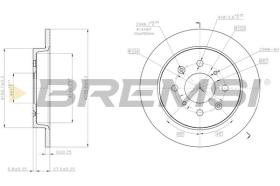 BREMSI CD8244S - DISCHI FRENO - BRAKE DISCS