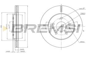 BREMSI CD8247V - DISCHI FRENO - BRAKE DISCS