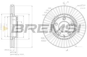 BREMSI CD8262V - DISCHI FRENO - BRAKE DISCS