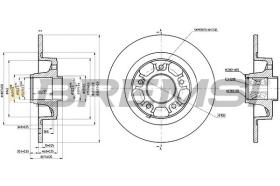 BREMSI CD8265S - DISCHI FRENO - BRAKE DISCS