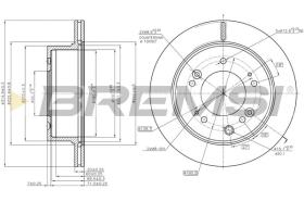 BREMSI CD8285V - DISCHI FRENO - BRAKE DISCS