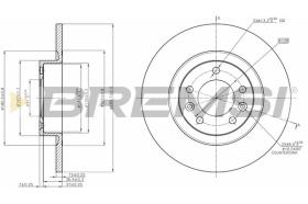BREMSI CD8297S - DISCHI FRENO - BRAKE DISCS