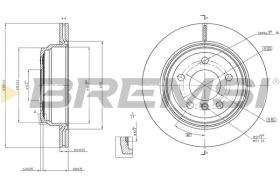 BREMSI CD8313V - DISCHI FRENO - BRAKE DISCS