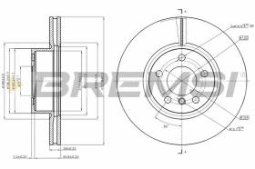 BREMSI CD8314V - DISCHI FRENO - BRAKE DISCS