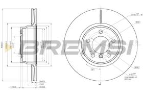 BREMSI CD8315V - DISCHI FRENO - BRAKE DISCS