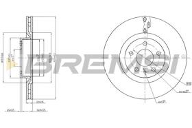 BREMSI CD8329V - DISCHI FRENO - BRAKE DISCS