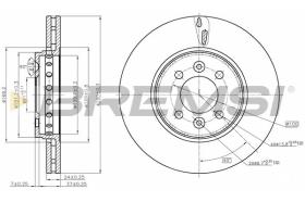 BREMSI CD8350V - DISCHI FRENO - BRAKE DISCS