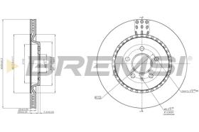 BREMSI CD8383V - DISCHI FRENO - BRAKE DISCS