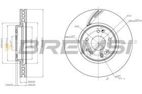 BREMSI CD8385V - DISCHI FRENO - BRAKE DISCS