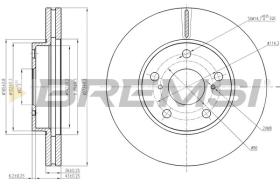BREMSI CD8401V - DISCHI FRENO - BRAKE DISCS