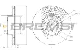 BREMSI CD8403V - DISCHI FRENO - BRAKE DISCS