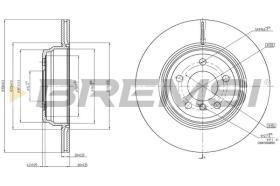 BREMSI CD8404V - DISCHI FRENO - BRAKE DISCS