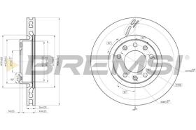 BREMSI CD8405V - DISCHI FRENO - BRAKE DISCS
