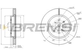 BREMSI CD8410V - DISCHI FRENO - BRAKE DISCS