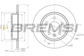 BREMSI CD8426S - DISCHI FRENO - BRAKE DISCS